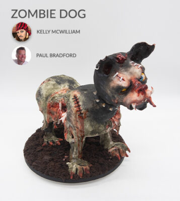 Zombie Dog cake tutorial