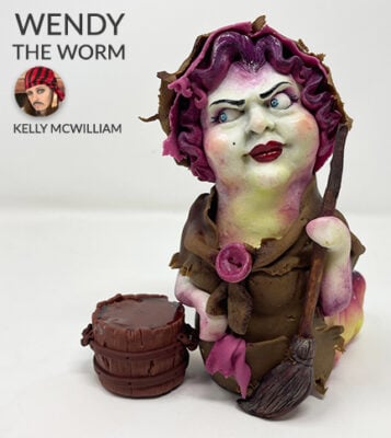 Wendy the Worm cake tutorial