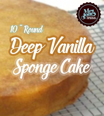 Deep Vanilla sponge cake tutorial