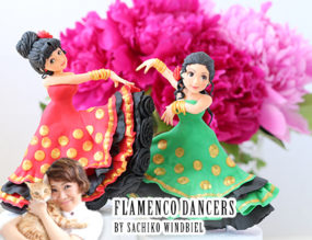 Flamenco Dancers cake tutorial