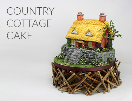 Country Cottage cake tutorial