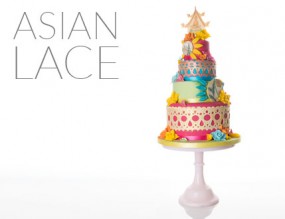 Asian Lace cake tutorial