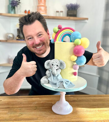 Rainbow chocolate balls