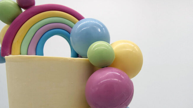 Rainbow Chocolate Balls