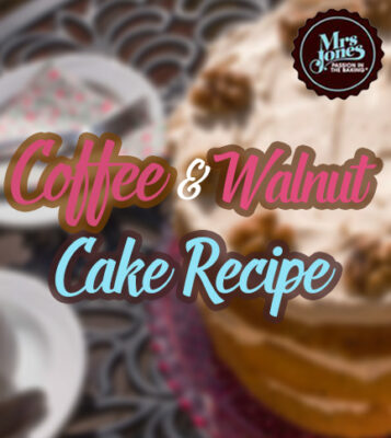 Coffee & Walnut cake tutorial