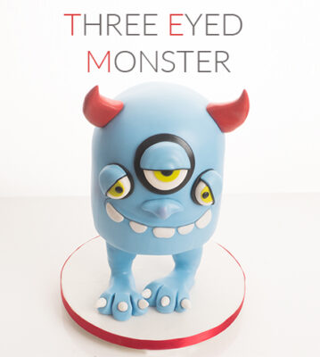 Three eyed Monster Cake