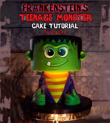 Teenage Monster cake tutorial