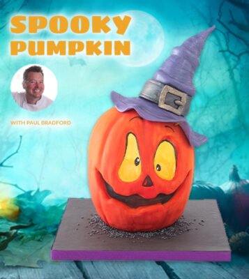 Spooky Pumpkin cake tutorial