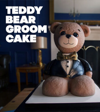 Teddy Bear Groom Cake
