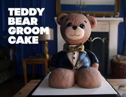 Teddy Bear Groom Bobblehead