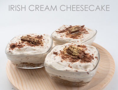 Irish Cream Cheesecake tutorial