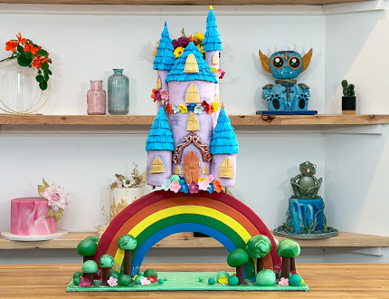 Rainbow Fairytale Castle