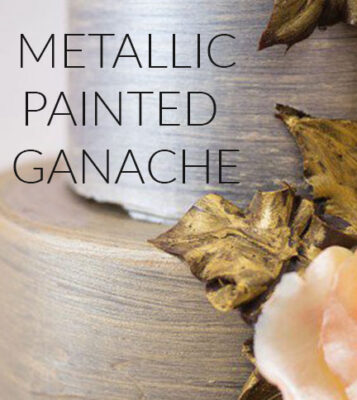 Metallic Painted Ganache tutorial