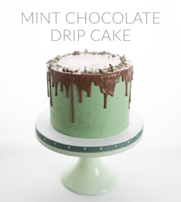 Mint Choc Drip cake tutorial