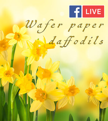 Wafer paper daffodils