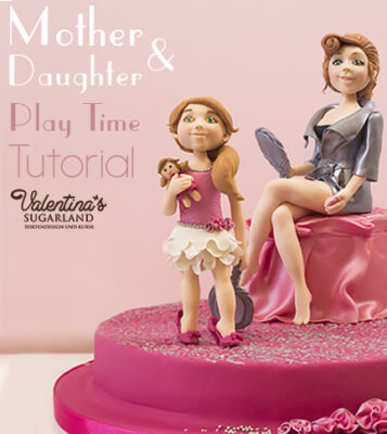 Mother & Daughter cake tutorial