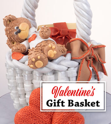 Valentine's Basket cake tutorial