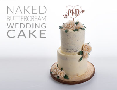 Naked buttercream cake tutorial