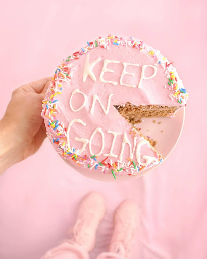 Keep going cake
