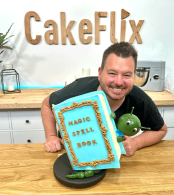 Magic Spell Book cake tutorial LIVE