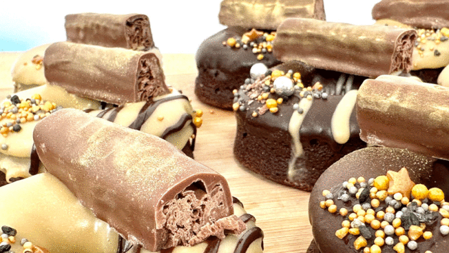 Caramilk Bronuts baking tutorial