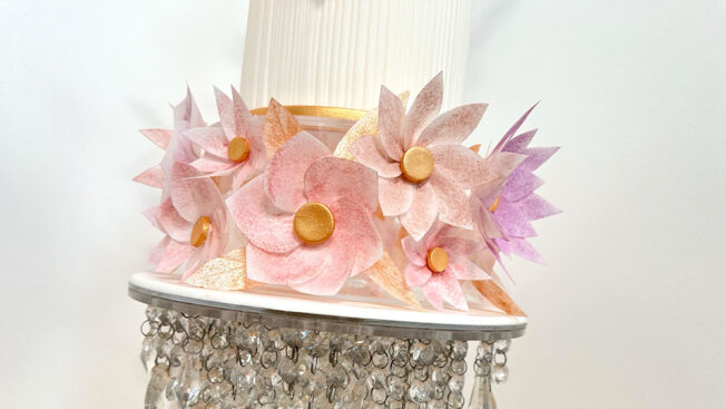 Floating Fantasy Wedding Cake