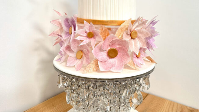 Floating Fantasy Wedding Cake