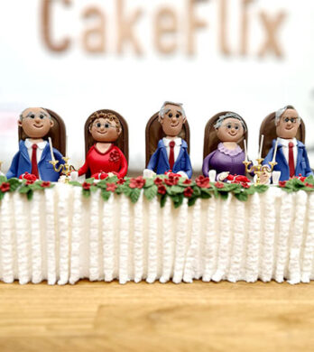 Top table wedding cake