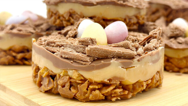 Caramel Chocolate Crunches Baking Tutorial
