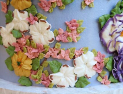 Spring Wreath Buttercream Flowers