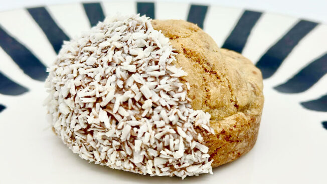 Stuffed Caramel Bounty Cookies