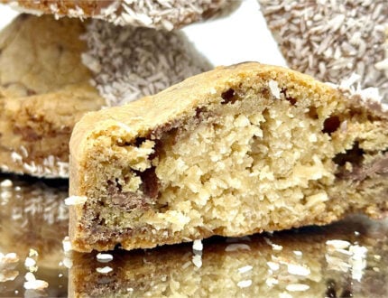 Stuffed Caramel Bounty Cookies