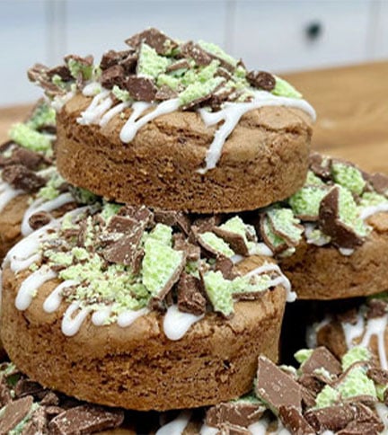 Mint Chocolate Cookies – Bite Sized