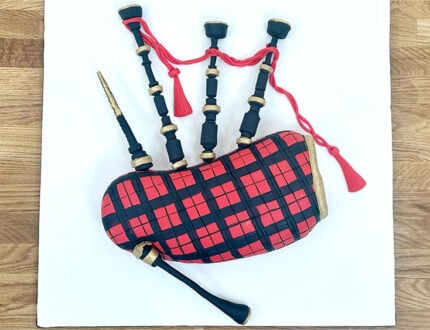 Scottish Bagpipes cake tutorial