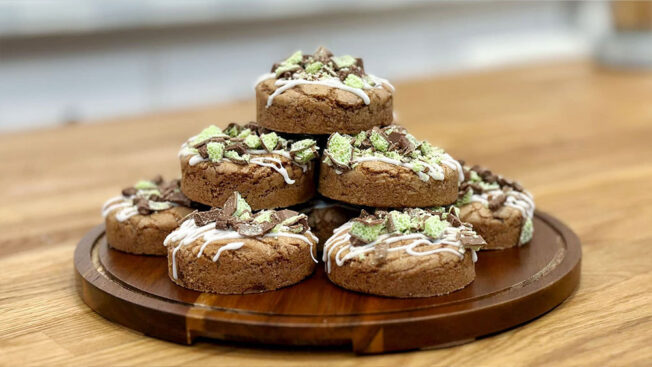 Mint Chocolate Cookies