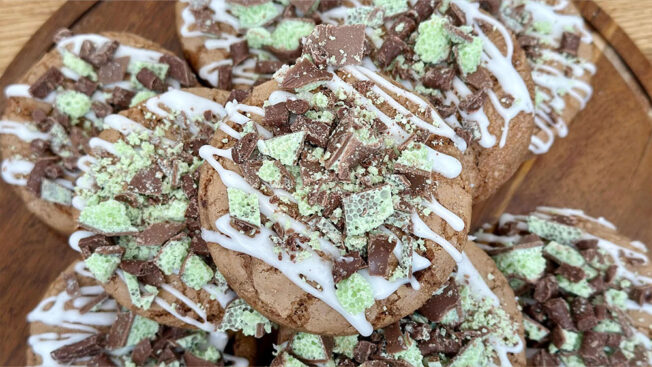 Mint Chocolate Cookies