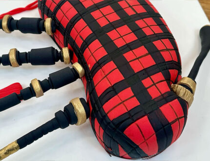 Scottish Bagpipes cake tutorial
