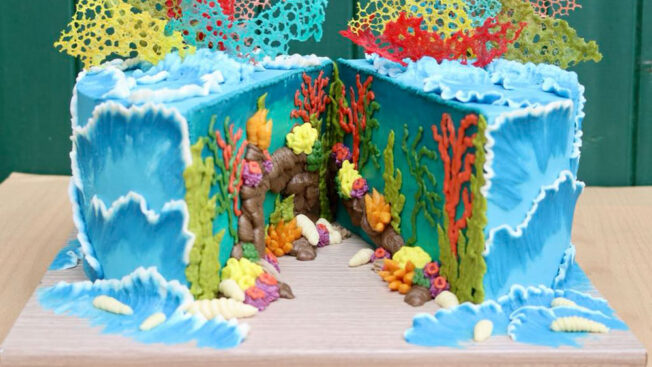 Under the sea in buttercream