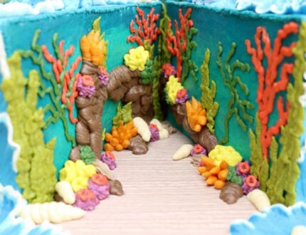 Under the sea in buttercream