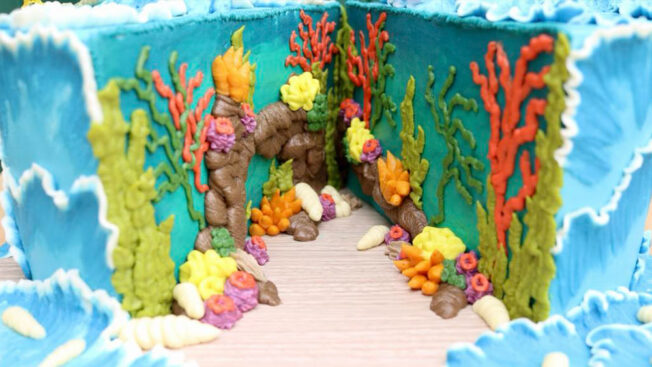 Under the sea in buttercream