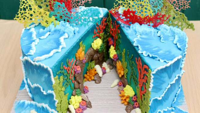 Under the sea in buttercream