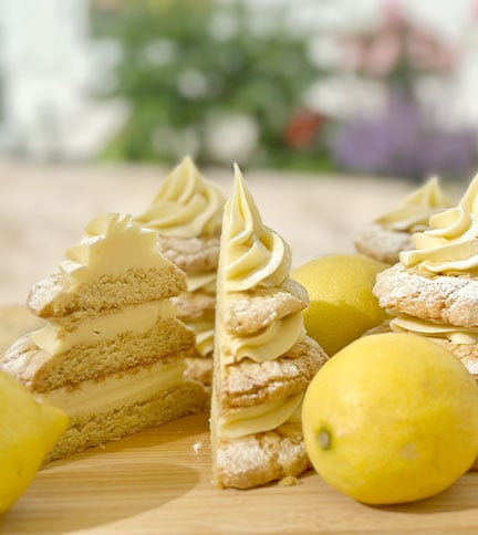 Lemon Crinkle Cookies – Bite Sized