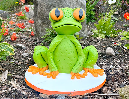 3D Frog Cake Tutorial