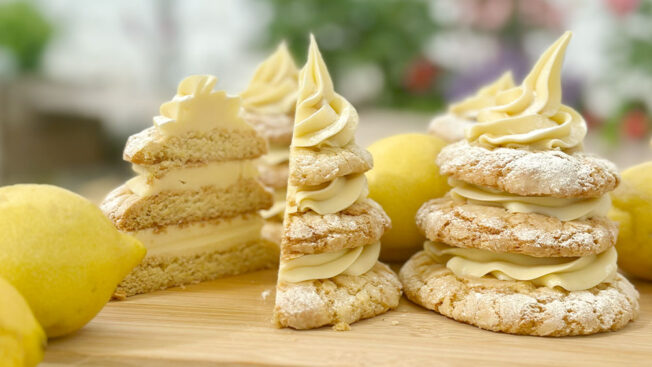 Lemon Crinkle Cookie