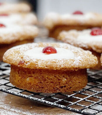 Cherry Bakewell Deluxe Cookies