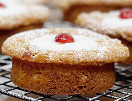 Cherry Bakewell Deluxe Cookies