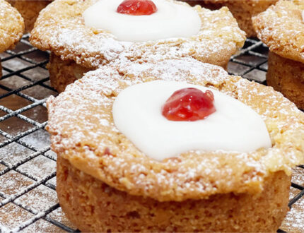 Cherry Bakewell Deluxe Cookies
