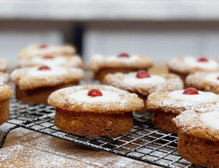 Cherry Bakewell Deluxe Cookies