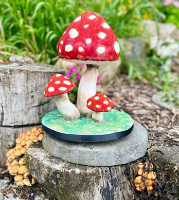 Colourful Toadstool Cake Tutorial