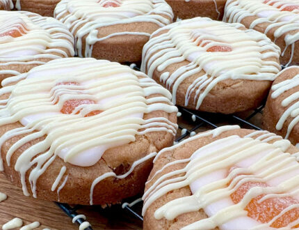 Scottish Irn Bru Cookies step by step